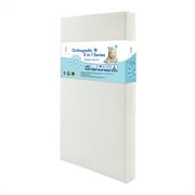 LA Baby Dream Lite VII 2 in 1 Crib Mattress with Seamless Edge, White