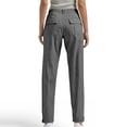 thumbnail image 4 of WAYUTE Womens High Waist Straight Leg Cargo Pants Button Zip Front Patch Pockets Ankle Length Casual Chino Trousers Daily Wear,Dark Gray,3XL, 4 of 5