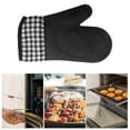 thumbnail image 5 of Unique Bargains 1 Pc Heat-insulating Oven Mitts for Kitchen Black, 5 of 5