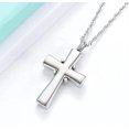 thumbnail image 5 of Cremation Jewelry Cross Urn Necklaces for Ashes for Women Men Classic Urn Pendant Memorial Keepsake Ash Holder, 5 of 6