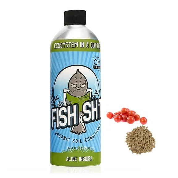 Fish Head Farms Soil Conditioner - Organic Fertilizer for Increased Yield and Flavor - Plant Fertilizer, Plant Nutrients for Soil, Hydroponic Farming - Garden Fertilizer - With 1g of Tomato Seeds