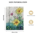thumbnail image 2 of Acheng Yellow Flower Wall Art Dandelion Canvas Print Art for Bedroom Living Room Ready to Hang 16x20 in, 2 of 5