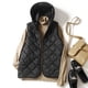 thumbnail image 1 of Abrigos y chaquetas casuales sin mangas con capucha para mujer, moda, cómodos, casuales, con botones, de color liso, sin mangas, con capucha, abrigos casuales para mujer, 1 of 5