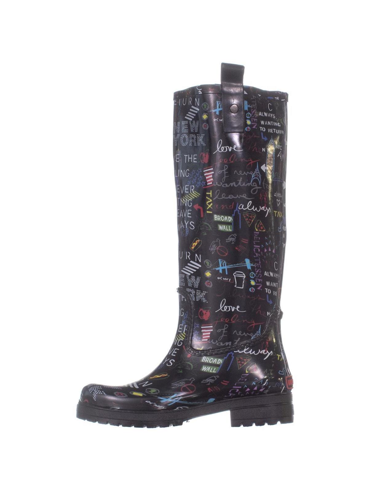donna karan rain boots