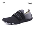 thumbnail image 3 of Qarigey Zapatos de agua transpirables para caminar en la playa, zapatillas de deporte para caminar en cuclillas, zapatillas deportivas a prueba Calzado Negro Talla 36, 3 of 6