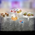 thumbnail image 4 of Clear Acrylic Riser Pedestal Display 7.5"W x 7.5"D x 7.5"H, 4-Pack, 4 of 4