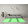 thumbnail image 3 of Ahgly Company Indoor Square Solid Emerald Green Modern Area Rugs, 4' Square, 3 of 4