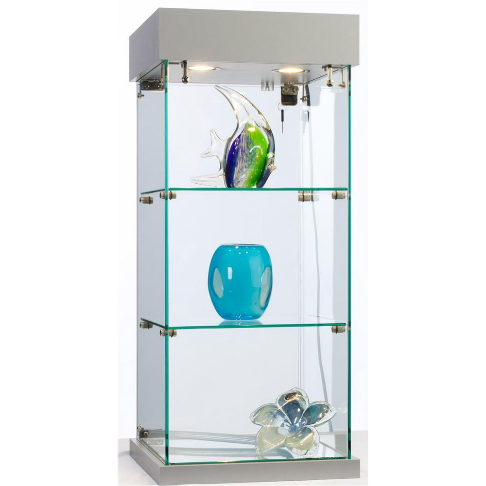 Tabletop Glass Display Case For Retail Use, 13"w x 291/2"h x 13"d