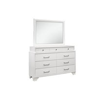 Global Furniture USA 59 x 16.5 x 38.6 in. Jordyn White Dresser