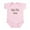 Petal Pink, variant on CafePress - Daddy's Little Hunter Infant Bodysuit - Baby Light Bodysuit, Size Newborn - 24 Months