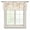 Beige, variant on Gray Coastal Starfish Semi Sheer Valance Curtains Beach Nautical Coral Shell Summer Voile Valances Curtain Rod Pocket Small Window Treatment for Kitchen Bathroom Cafe 42"x12"