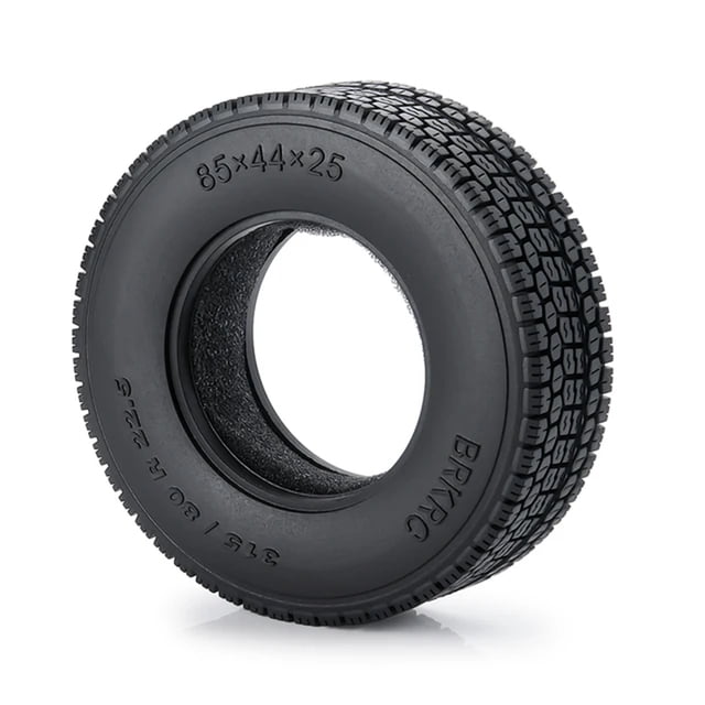 Bewildely RCGOFOLLOW 1/14 llantas de plástico resistentes al desgaste neumático RC pieza de actualización llantas de rueda Rc neumático para Kits de construcción modelo TYPE1