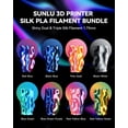 thumbnail image 2 of Paquete de filamentos para impresora 3D SUNLU de seda de dos y tres colores, 2 of 9