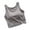 Dark Gray, variant on Summer Mini Tank Tops For Women Crew Neck Sleeveless Solid Color Blouse Casual Comfy Clothes Built In Bra (XXL, Pink)