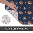 thumbnail image 3 of Kdxio Hedgehog And Snail,16" x 24", Non-Slip Front Door Mats,Outdoor Welcome Mat Washable, 3 of 9