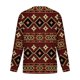 thumbnail image 4 of Puntoco Mujeres Otoño e Invierno Casual Folk-Personalizado Impreso Cuello Redondo Manga Larga Jersey Blusa Sudadera tops Puntoco Puntoco-980, 4 of 4