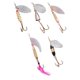 thumbnail image 4 of 5 uds cebos giratorios de Metal patrón ligero lentejuelas de pesca señuelos duros duraderos, 4 of 8