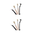 thumbnail image 4 of Ounissouiy Máquina de café cepillo molinillo cepillos herramienta de limpieza de manchas de plástico con mango largo hogar tipo B 4 unids/set Tipo B 4 piezas/juego 2piezas Ounissouiy CBP280929, 4 of 6