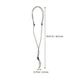 thumbnail image 2 of CTIRCHIU 6Pcs Retro Tooth Pendant Multi Acrylic Versatile Use for Young Individuals Concerts, 2 of 8