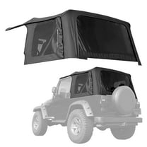Kojem Soft Top for 1997-2006 Jeep Wrangler TJ W/Tinted Windows Sailcloth Vinyl