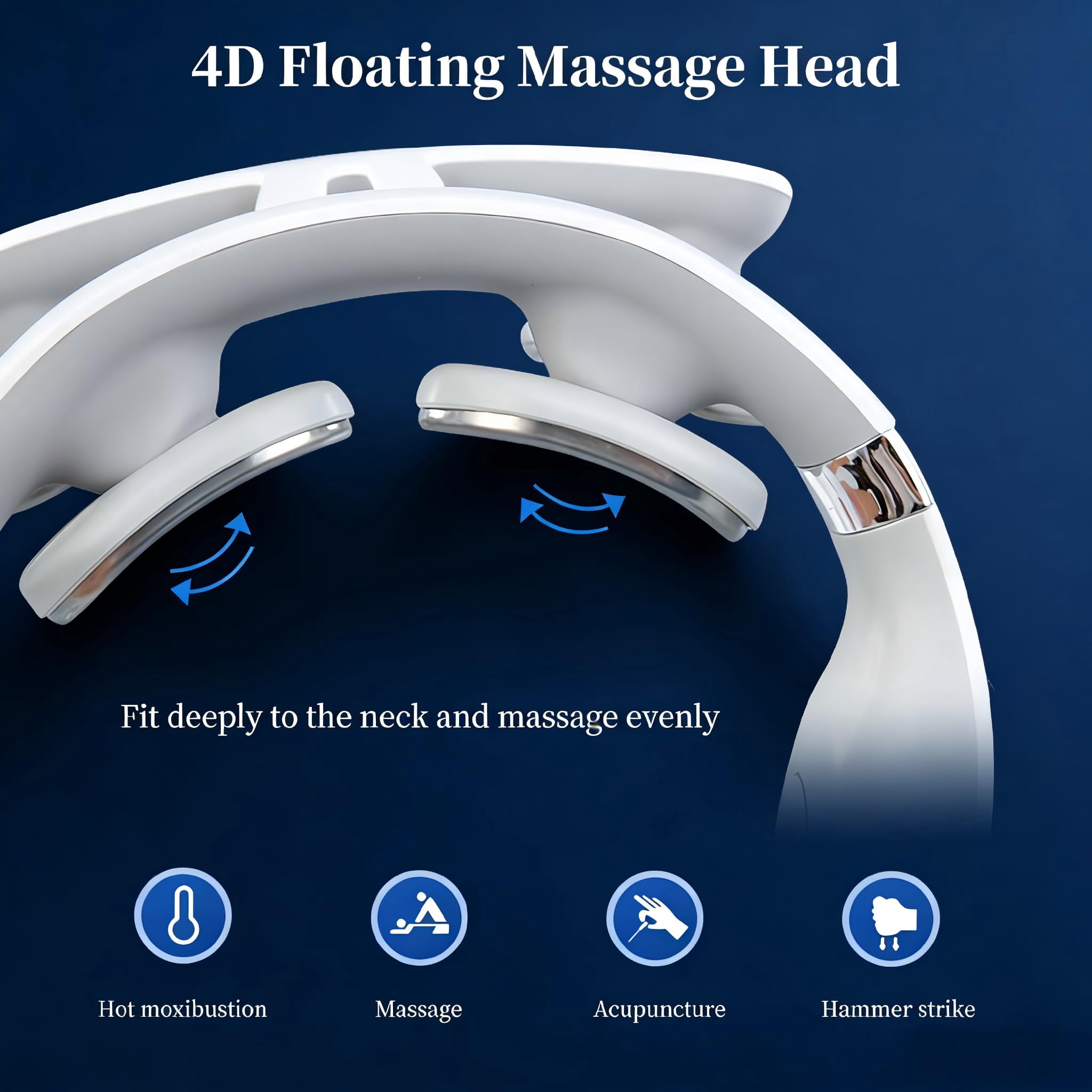 2026 Verticlear Pro Neck Device 2.0 Neck Massager Upgraded with Heat, Electric Pulse Neck Massager for Pain Relief, Wireless Neckology Intelligent Massager