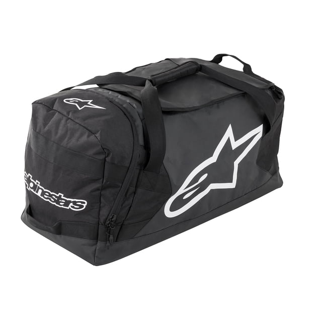 Bolsa Powersports Protective Gear Alpinestars Goanna, color blanco y negro