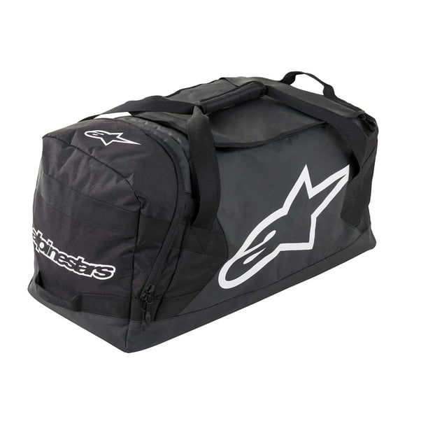 Bolsa Powersports Protective Gear Alpinestars Goanna, color blanco y negro