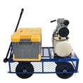 thumbnail image 4 of JINS & VICO 550 lb Capacity Utility Wagon Cart with 180° Rotatable Handle, 4 of 8