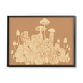 thumbnail image 2 of Stupell Industries Neutral Beige Woodland Mushrooms Botanical & Floral Painting White Framed Art Print Wall Art, 2 of 5