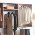 thumbnail image 4 of Devi Oak Freestanding Walk in Wood Closet System, 4 of 8