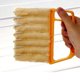 thumbnail image 2 of Limpiador de persianas para ventanas, cepillo para polvo, herramientas de microfibra para persianas de ventanas, aire acondicionado, polvo de persianas XBTCLXEBCO cepillo de limpieza de persianas con 7 dedos un rodillo entre cada listón, 2 of 5