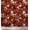 Brick Red, variant on Soimoi Green Poly Georgette Fabric Leaves & Periwinkle Floral Printed Craft Fabric by the Yard 42 Inch Wide