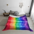 thumbnail image 6 of Glitter Live Warm Cozy Plush Throw Blanket for Couch Bed Sofa 60"x50", 6 of 7