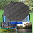 thumbnail image 2 of Hyasfey 6/8/10/12/14/16-Feet Trampoline Sunshade Cover UV Resistant Waterproof Weather-resistant Outdoor 6-12 Poles Trampoline Canopy Sun Protection Top Cover, 2 of 7