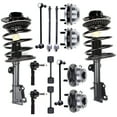thumbnail image 3 of CCIYU Complete Suspension Kit Fits 01 02 03 04 Voyager, 01 02 03 04 for Dodge Caravan Includes Strut Spring Assembly, Front Rear Wheel Hub Bearing Assembly, Stabilizer Bar Link, Tie Rod End, 3 of 5