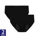 thumbnail image 2 of Noyal 2 Pack Physiological Panties For Women Cotton Leak Proof Period Briefs Menstrual Underwear, 2 of 13