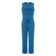 thumbnail image 3 of Gibobby Monos de Moda Mujer Soid Summer Button Lace Up Manga corta Light Rip Straight Mono Chaleco Pantalones largos(Azul， XXL), 3 of 5