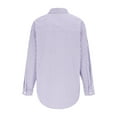 thumbnail image 6 of Futezty Womens Button Down Shirts Striped Classic Long Sleeve Collared Office Work Blouses Tops with Pocket Women's Button Down Shirts Long Sleeve Blouses Tops With Pocket, 6 of 7
