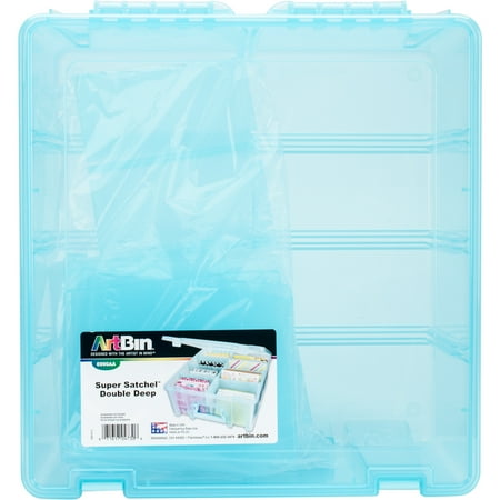 Artbin Super Satchel - ArtBin Super Satchel Double Deep Box W/Dividers 15.25