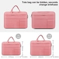 thumbnail image 3 of EIMELI Laptop Shoulder Bag, 14-Inch Laptop or Tablet, Sleek, Durable and Water-Repellent Fabric, Lightweight Toploader, Business Casual or School, 3 of 6