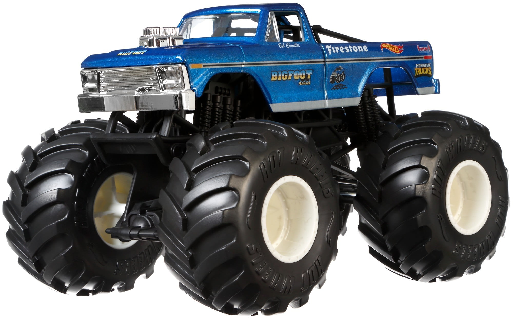 Hot Wheels Monster Trucks 1 24 Scale Bigfoot Vehicle Walmart Com Walmart Com