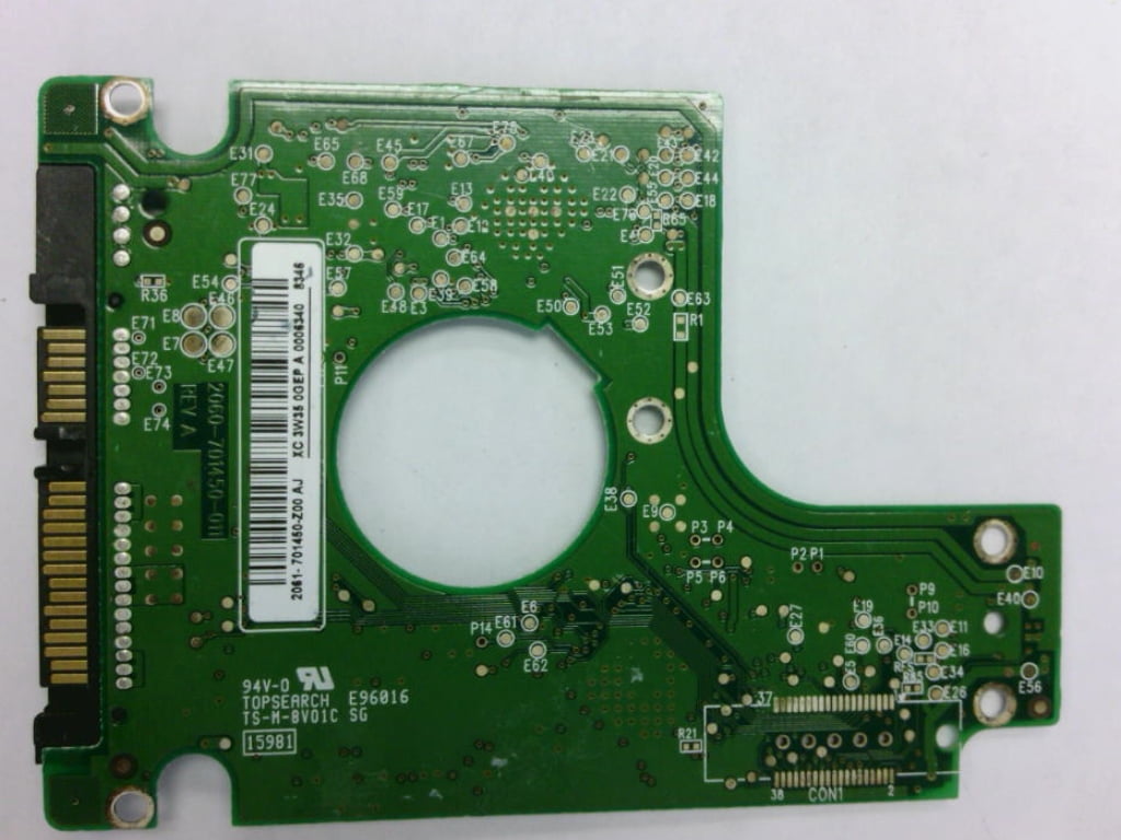 Carte PCB Western Digital WD800BEVS-22RST0 Pour Disque Dur Sata 2.5 Pouces