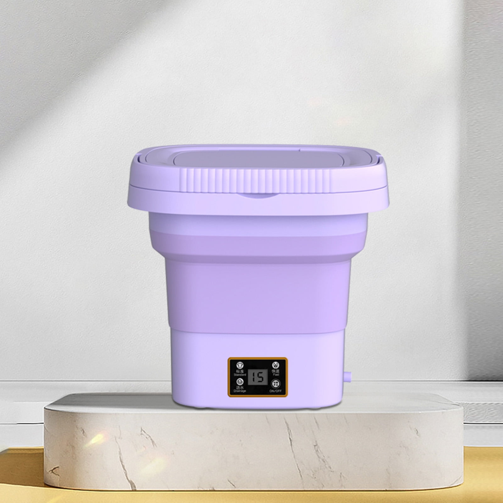 LEFTHIGH Home Portable Washing Machine Foldable Mini Washing Machine, Small Washing Machine for Underwear, Baby Clothes, Suitable for Apartments, Dormitories, Camping, Travel Birthday Decorations