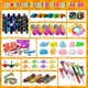 thumbnail image 2 of ZhoHuaBoy 120 Pzas de Recuerdos para Fiestas Infantiles, Rellenos de Bolsas de Regalos, Rellenos de Piñata, Juguetes de Caja Del Tesoro para Edades de 3-12, Premios de Aula, Juguetes Antiestrés Al po, 2 of 6