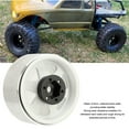 thumbnail image 3 of 4Pcs Metal Deep Dish Hub Wheel Rims for Axial SCX10 90046 1.9 Inch for D90, HSP, Redcat, , HPI, 3 of 7