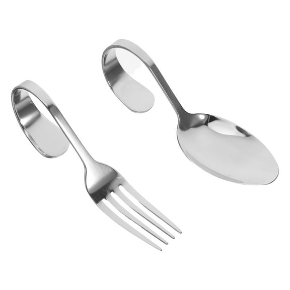 Zehuanyu  Stainless Steel Forks and Spoons Expandable Vertical Mini Banquet Silver