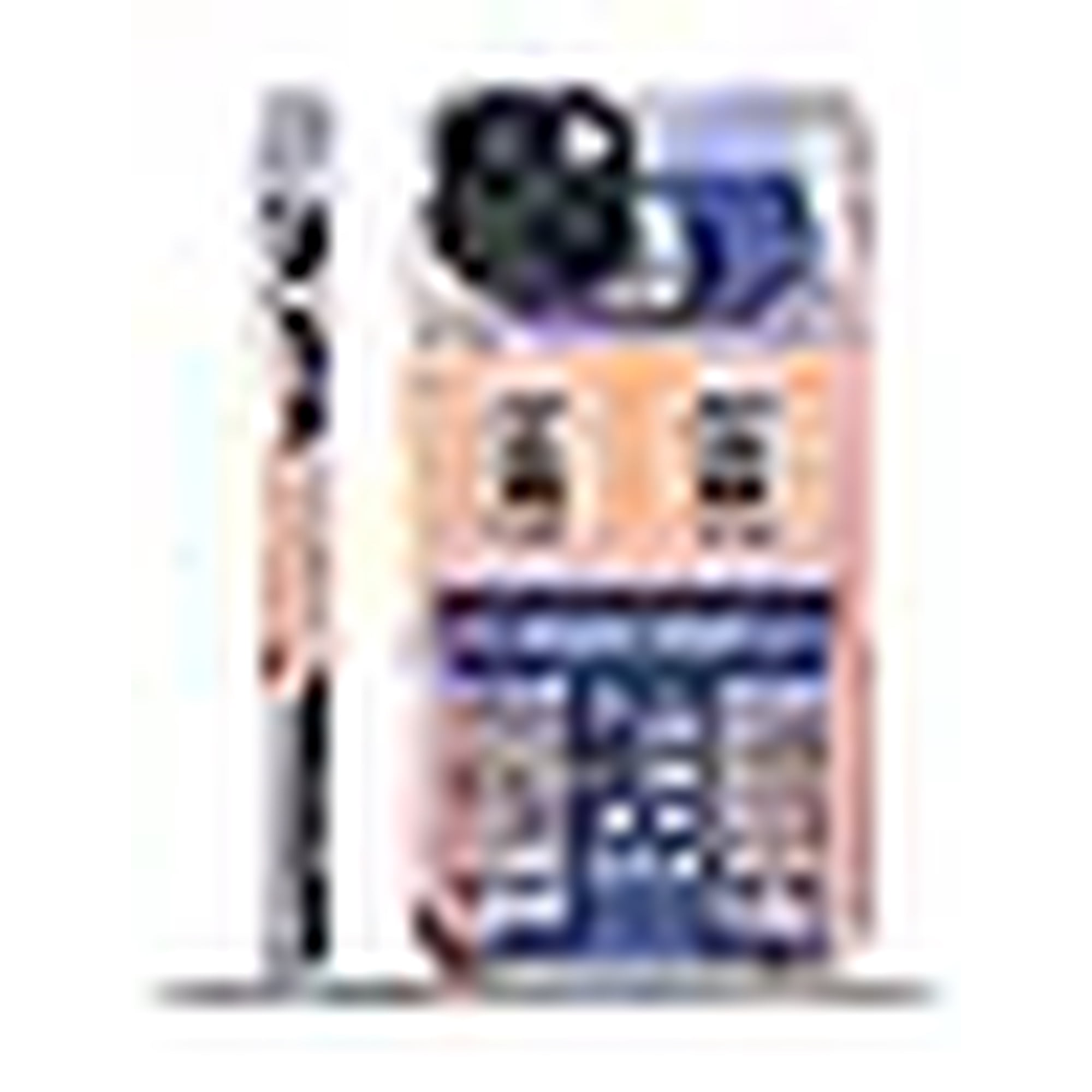 Case for iPhone 14 Plus Scratch Resistant Hybrid Double Layer Hard Shell Charming Watercolor Girly Bookshop Full Body Protective Cover Shockproof Slim Phone Case