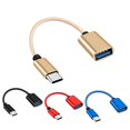 thumbnail image 1 of Cable de datos trenzado de nailon del disco U del cable de datos USB Android TYPE-C del adaptador del lector de tarjetas OTG, 1 of 3