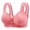 Pink, variant on Daisy Bras for Older Women Comfy Convenient Front Closure Push up Bras Full Support No Underwire Breathable Bra Black 38