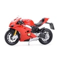 thumbnail image 1 of 1:18 Diecast Vehicle Collection Motorcycle For: Ducati Panigale V4 Static Gift Collection, 1 of 5